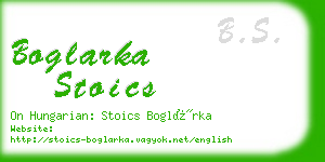 boglarka stoics business card